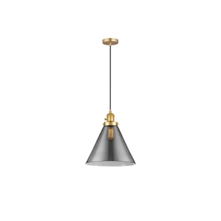 A large image of the Innovations Lighting 201CSW-14-12 Cone Pendant Alternate Image