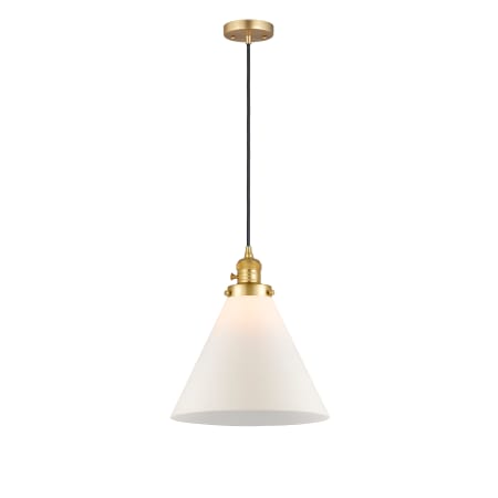 A large image of the Innovations Lighting 201CSW-14-12 Cone Pendant Alternate image