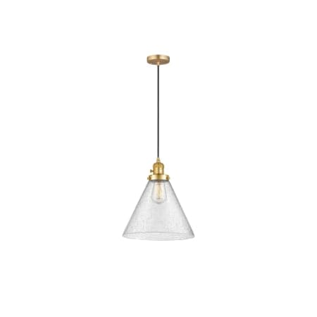 A large image of the Innovations Lighting 201CSW-14-12-L Cone Pendant Alternate Image