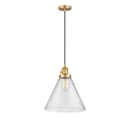 A large image of the Innovations Lighting 201CSW-14-12-L Cone Pendant Alternate image