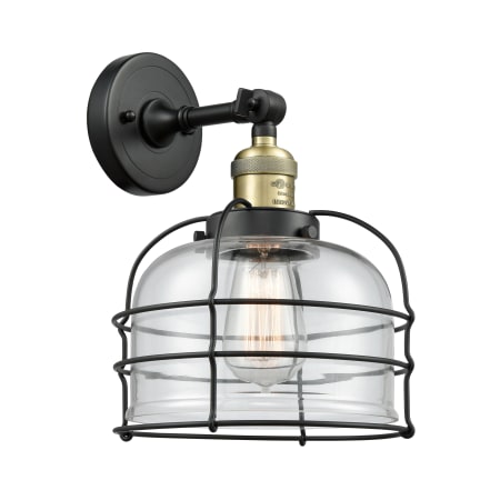 A large image of the Innovations Lighting 201F Large Bell Cage Alternate View