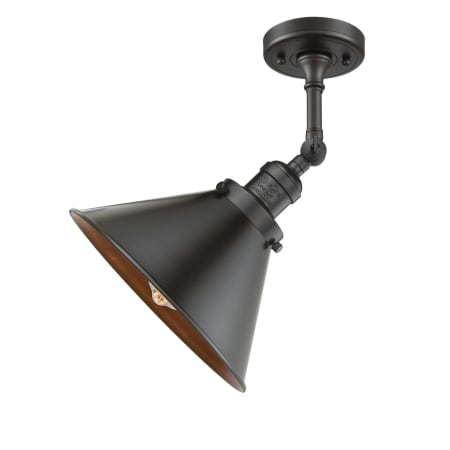 A large image of the Innovations Lighting 201F Briarcliff Oil Rubbed Bronze / Oil Rubbed Bronze
