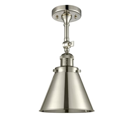 A large image of the Innovations Lighting 201F Appalachian Polished Nickel