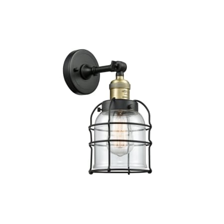 A large image of the Innovations Lighting 201F Small Bell Cage Alternate Image