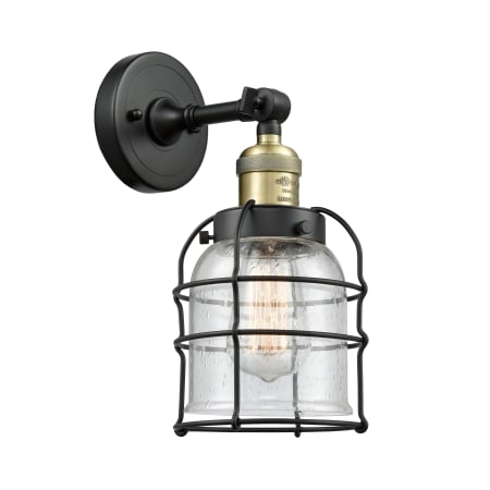 A large image of the Innovations Lighting 201F Small Bell Cage Alternate Image