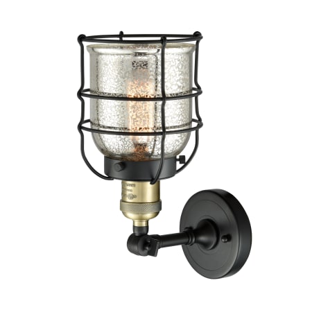 A large image of the Innovations Lighting 201F Small Bell Cage Alternate View