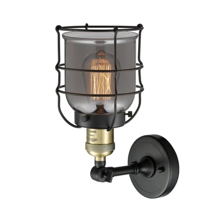 A large image of the Innovations Lighting 201F Small Bell Cage Alternate View