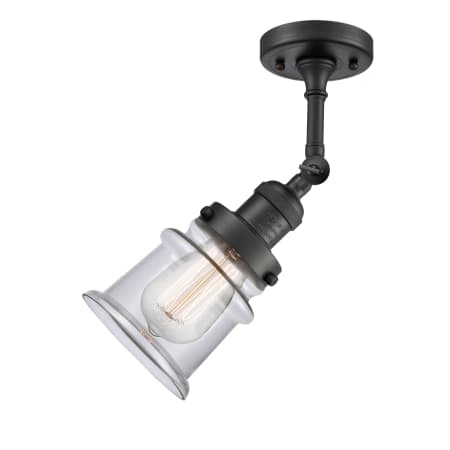 A large image of the Innovations Lighting 201F Small Canton Alternate View
