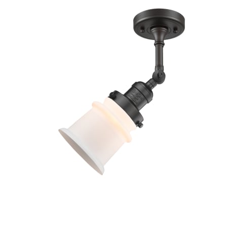 A large image of the Innovations Lighting 201F Small Canton Alternate View