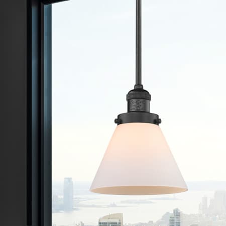 A large image of the Innovations Lighting 201S Large Cone Alternate Image
