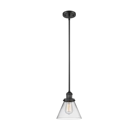 A large image of the Innovations Lighting 201S Large Cone Alternate Image