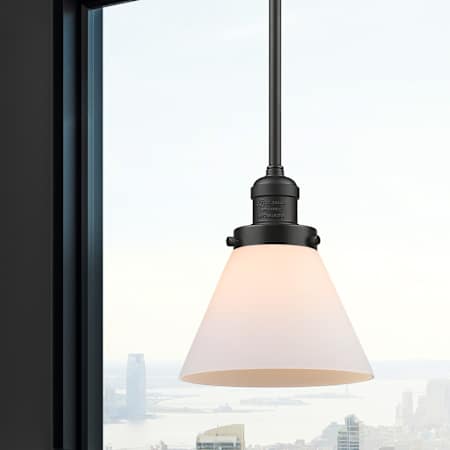 A large image of the Innovations Lighting 201S Large Cone Alternate Image