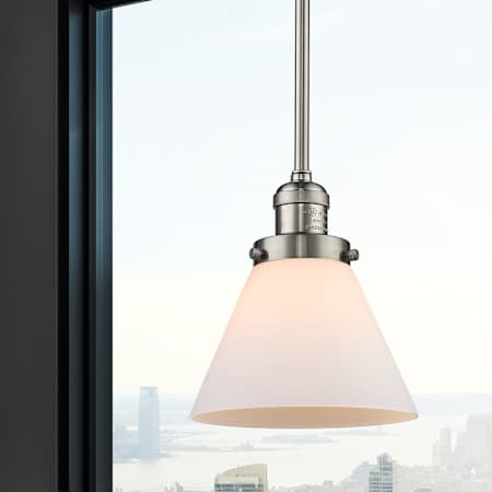 A large image of the Innovations Lighting 201S Large Cone Alternate Image