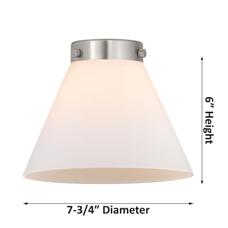A large image of the Innovations Lighting 201S Large Cone Alternate Image