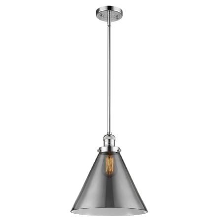 A large image of the Innovations Lighting 201S Large Cone Alternate Image