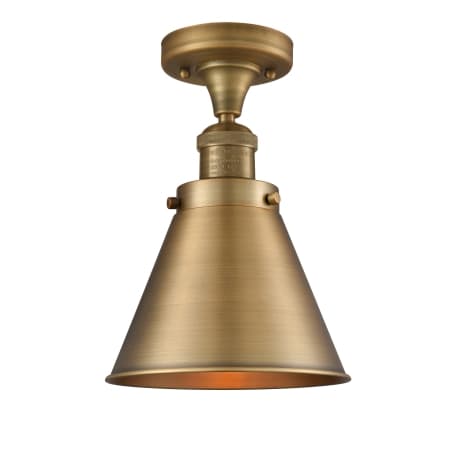 A large image of the Innovations Lighting 201S Small Canton Oil Rubbed Bronze / Clear