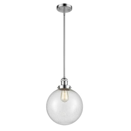 A large image of the Innovations Lighting 201S X-Large Beacon Polished Chrome / Seedy