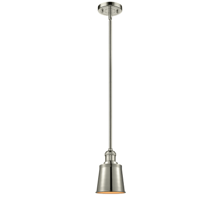 A large image of the Innovations Lighting 201S Addison Polished Nickel / Metal Shade