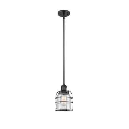 A large image of the Innovations Lighting 201S Small Bell Cage Innovations Lighting-201S Small Bell Cage-Full Product Image