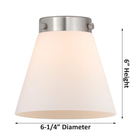A large image of the Innovations Lighting 201S Small Cone Alternate Image