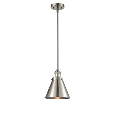 A large image of the Innovations Lighting 201S Appalachian Brushed Satin Nickel