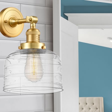 A large image of the Innovations Lighting 203-12-8 Bell Sconce Alternate Image