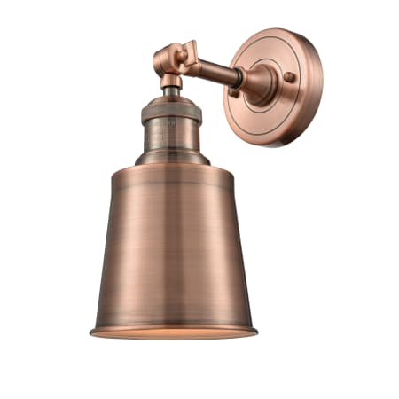 A large image of the Innovations Lighting 203 Addison Antique Copper