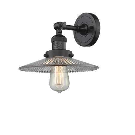 A large image of the Innovations Lighting 203 Halophane Oiled Rubbed Bronze / Halophane