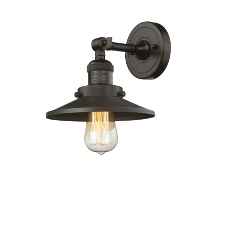 A large image of the Innovations Lighting 203 Railroad Oiled Rubbed Bronze