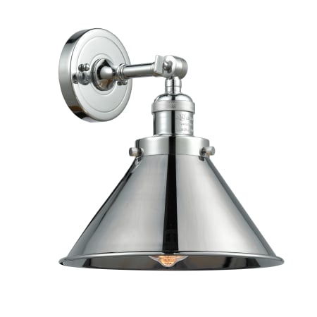 A large image of the Innovations Lighting 203 Briarcliff Polished Chrome / Metal