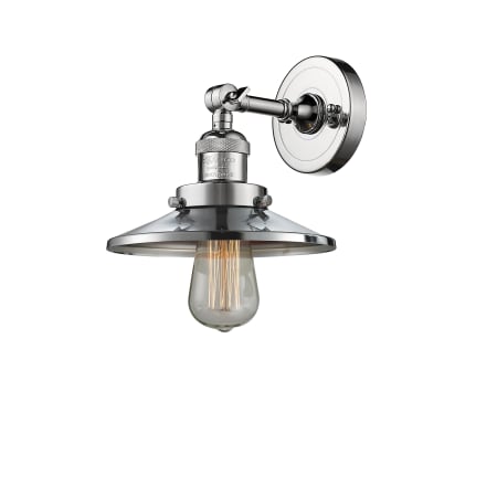 A large image of the Innovations Lighting 203 Railroad Polished Chrome