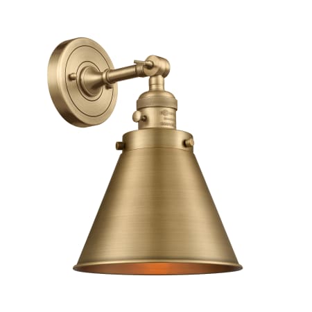 A large image of the Innovations Lighting 203SW Appalachian Brushed Brass