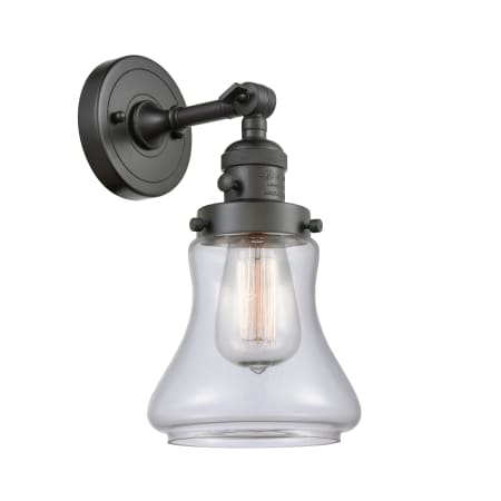 A large image of the Innovations Lighting 203SW Bellmont Oil Rubbed Bronze / Clear