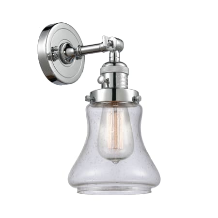 A large image of the Innovations Lighting 203SW Bellmont Polished Chrome / Seedy