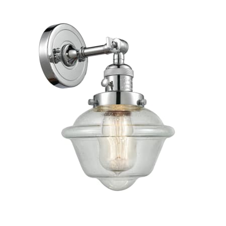 A large image of the Innovations Lighting 203SW Small Oxford Polished Chrome / Seedy