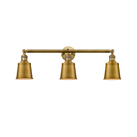 A large image of the Innovations Lighting 205-S Addison Brushed Brass / Metal