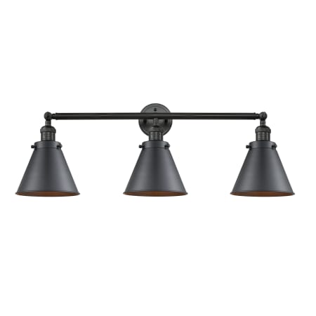 A large image of the Innovations Lighting 205-S Appalachian Matte Black