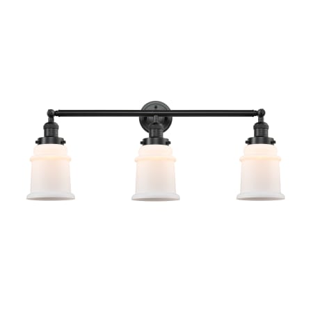 A large image of the Innovations Lighting 205-S Canton Oil Rubbed Bronze / Matte White