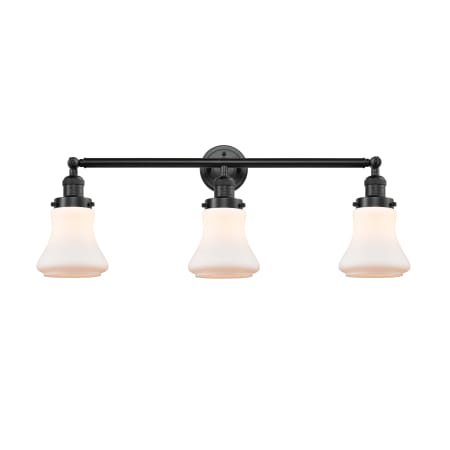 A large image of the Innovations Lighting 205-S Bellmont Oil Rubbed Bronze / Matte White
