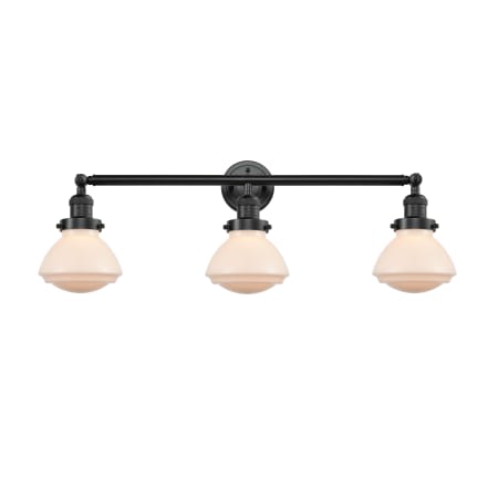 A large image of the Innovations Lighting 205 Olean Oil Rubbed Bronze / Matte White