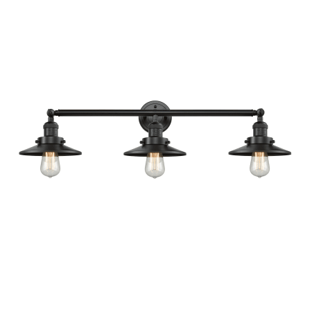 A large image of the Innovations Lighting 205-S Railroad Oil Rubbed Bronze / Metal