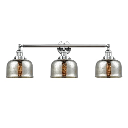 A large image of the Innovations Lighting 205-S Large Bell Polished Chrome / Silver Plated Mercury