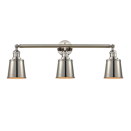 A large image of the Innovations Lighting 205-S Addison Polished Nickel / Metal