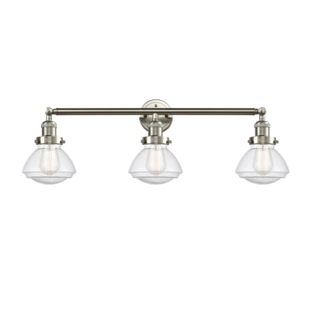 A large image of the Innovations Lighting 205 Olean Brushed Satin Nickel / Seedy