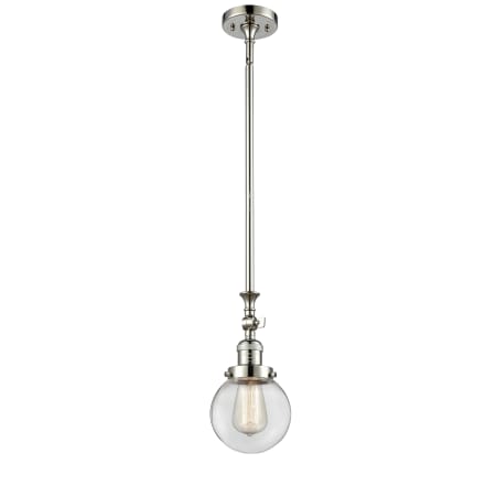 A large image of the Innovations Lighting 206-6 Beacon Innovations Lighting 206-6 Beacon