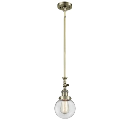 A large image of the Innovations Lighting 206-6 Beacon Innovations Lighting 206-6 Beacon