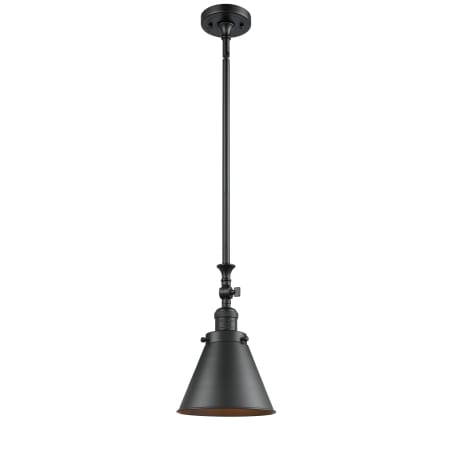 A large image of the Innovations Lighting 206 Appalachian Matte Black