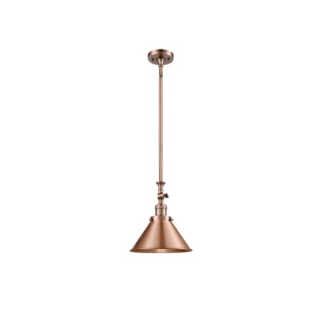 A large image of the Innovations Lighting 206 Briarcliff Alternate Image