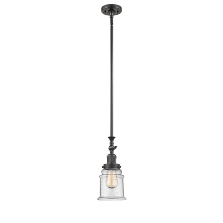 A large image of the Innovations Lighting 206 Canton Oiled Rubbed Bronze / Seedy