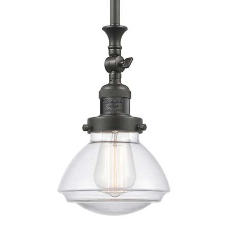 A large image of the Innovations Lighting 206 Olean Oil Rubbed Bronze / Clear